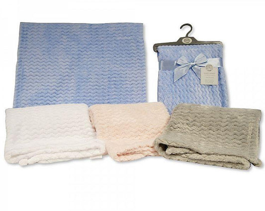 Baby Jacquard Flannel Wrap-Bw-112-1041 - Kidswholesale.co.uk