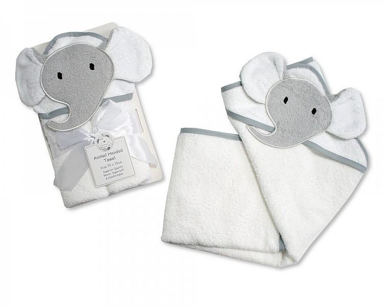 Baby Hooded Towel - Elephant