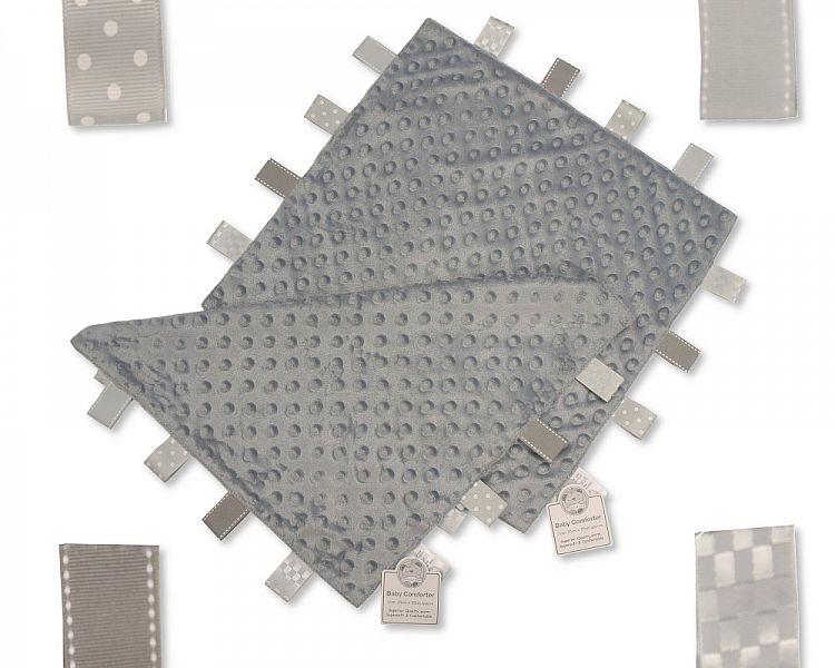 Baby Dotted Comforter with Tags - Grey-Gp-25-1025g - Kidswholesale.co.uk