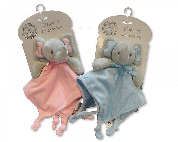 Sky Blue Baby Comforter - Elephant (Gp-25-1038S) - Kidswholesale.co.uk