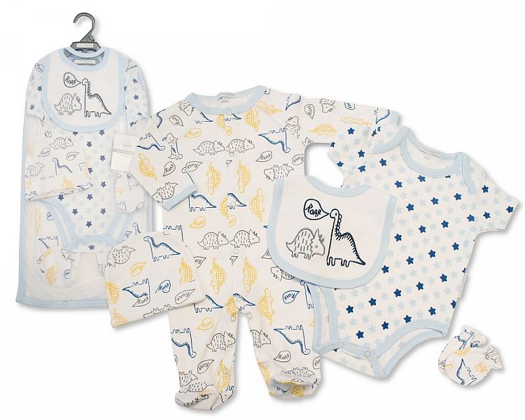 Baby Boys 5 Pieces Gift Set - Roar (NB to 6 Months) (PK6) Gp-25-1159