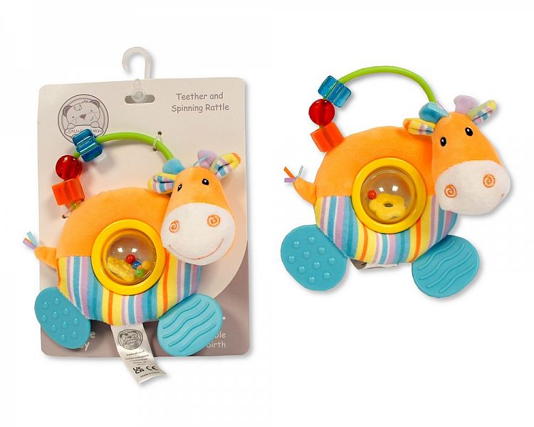Baby Teether and Spinning Rattle - Giraffe (PK6) Gp-25-1186