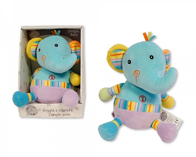 Baby Giggle and Vibrate Toy - Elephant (PK6) Gp-25-1191