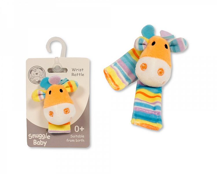 Baby Wrist Rattle - Giraffe (PK6) Gp-25-1198