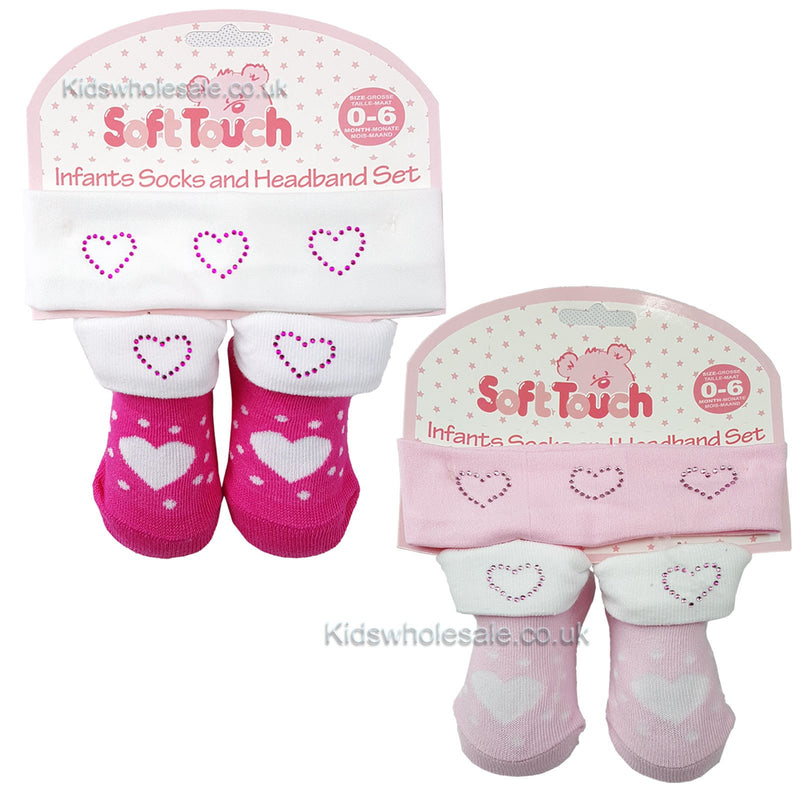Girls Headband & Sock Set: GS32 - Kidswholesale.co.uk