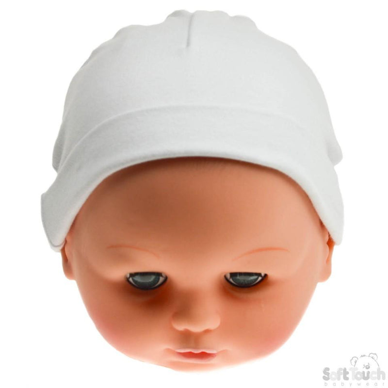 INFANTS PLAIN HAT (H3-W) - Kidswholesale.co.uk