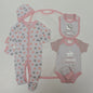 Girls 7Pc Mesh Bag Gift Set-"Little Princess Has Arrived" (0-6 Months) 45JTC8894