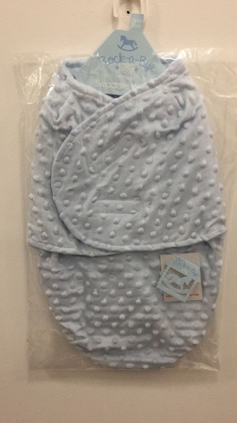 Baby Swaddle Bag - Blue Bubbles - One size/0-3 Months - K119-3010 - Kidswholesale.co.uk
