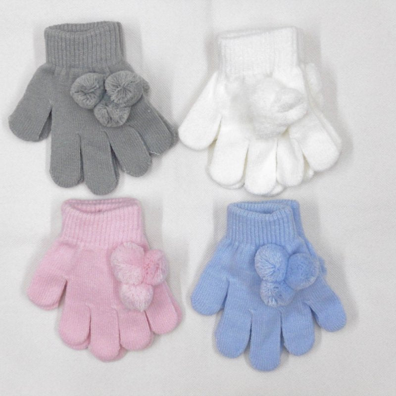 Magic Gloves With Pom Pom (One Size) (PK12) 6201