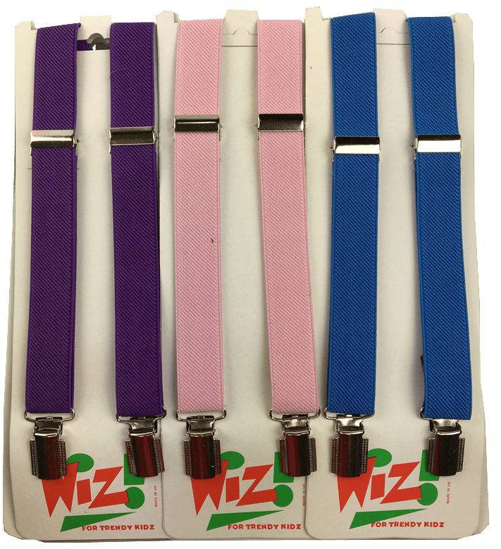 Braces Belts: Assorted Light Colours - Kidswholesale.co.uk