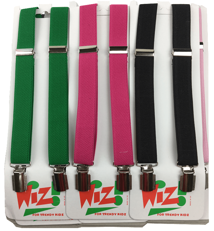 Braces Belts: Assorted Light Colours - Kidswholesale.co.uk