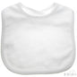 PLAIN VELCRO BIB (P4620-W) - Kidswholesale.co.uk