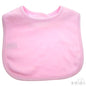 Plain Velcro Bib: P4622-P - Kidswholesale.co.uk