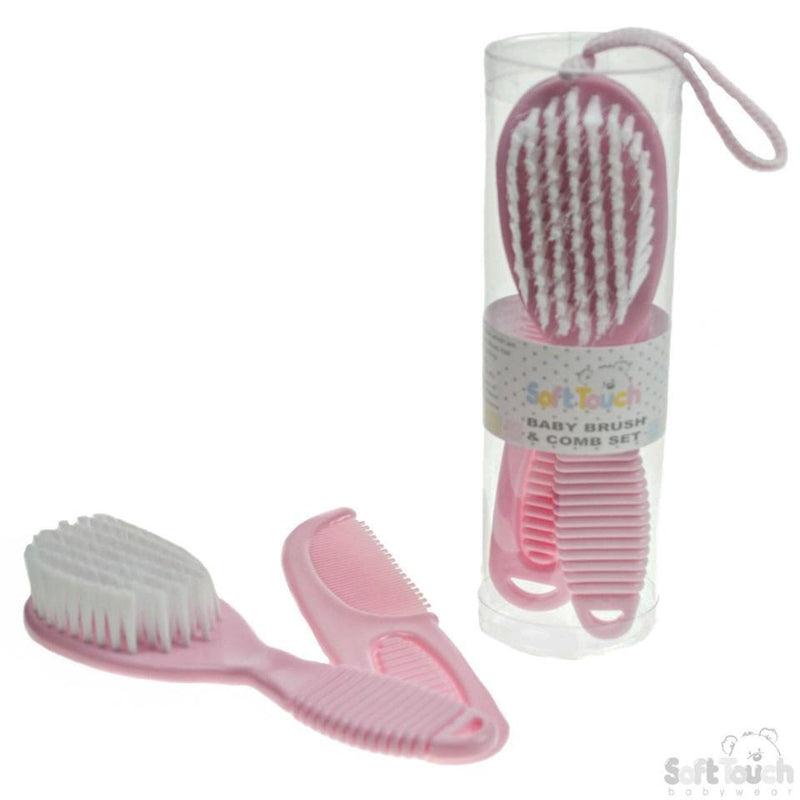 Deluxe Baby Brush & Comb Set: P604-P - Kidswholesale.co.uk