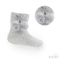 Grey Pom Pom Socks S113-G - Kidswholesale.co.uk