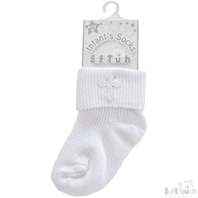 Baby Socks  Christening Socks.  ( S12- W) - Kidswholesale.co.uk