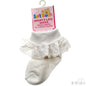 INFANTS COTTON LACE SOCKS (Cream)(s23-C)